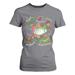 Funny VBS Crew Vacation Bible VBS Teacher Christian School 2025 T Shirt For Women TS11 Charcoal Print Your Wear