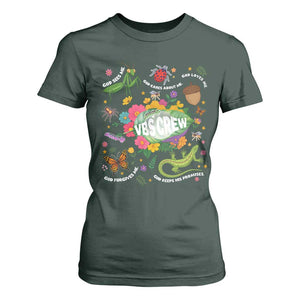 Funny VBS Crew Vacation Bible VBS Teacher Christian School 2025 T Shirt For Women TS11 Dark Forest Green Print Your Wear