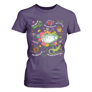 Funny VBS Crew Vacation Bible VBS Teacher Christian School 2025 T Shirt For Women TS11 Purple Print Your Wear