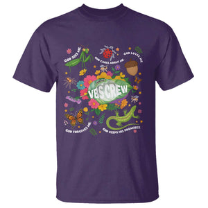 Funny VBS Crew Vacation Bible VBS Teacher Christian School 2025 T Shirt TS11 Purple Print Your Wear