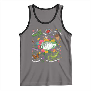 Funny VBS Crew Vacation Bible VBS Teacher Christian School 2025 Tank Top TS11 Deep Heather Black Print Your Wear