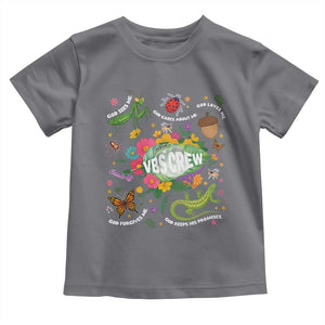 Funny VBS Crew Vacation Bible VBS Teacher Christian School 2025 Toddler T Shirt TS11 Charcoal Print Your Wear