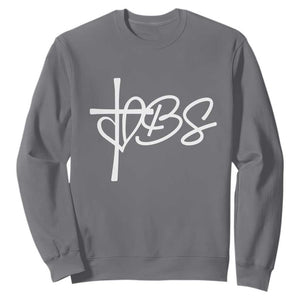 Funny VBS Vacation Bible School Sweatshirt Heart Cross TS11 Charcoal Print Your Wear