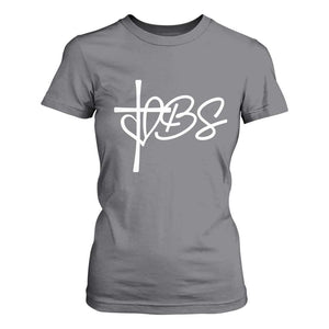 Funny VBS Vacation Bible School T Shirt For Women Heart Cross TS11 Charcoal Print Your Wear