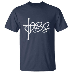 Funny VBS Vacation Bible School T Shirt Heart Cross TS11 Navy Print Your Wear