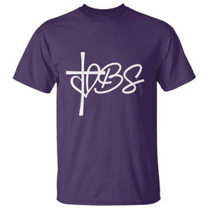 Funny VBS Vacation Bible School T Shirt Heart Cross TS11 Purple Print Your Wear