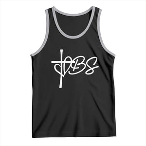 Funny VBS Vacation Bible School Tank Top Heart Cross TS11 Black Athletic Heather Print Your Wear