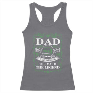 Funny Weed Cannabis Dad Racerback Tank Top Worlds No 1 Best Dad Ever The Smoker The Myth The Legend TS11 Charcoal Print Your Wear