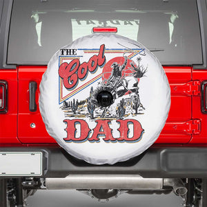 Funny Western Cowboy The Cool Dad Spare Tire Cover Father's Day TS11 White Print Your Wear