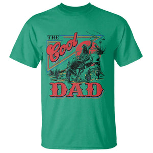 Funny Western Cowboy The Cool Dad T Shirt Father's Day TS11 Irish Green Print Your Wear