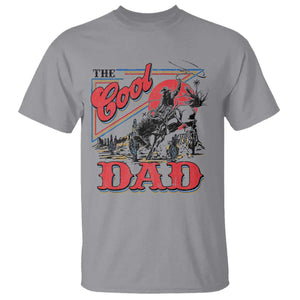 Funny Western Cowboy The Cool Dad T Shirt Father's Day TS11 Sport Gray Print Your Wear