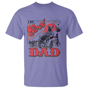 Funny Western Cowboy The Cool Dad T Shirt Father's Day TS11 Violet Print Your Wear