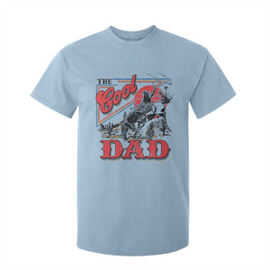 Funny Western Cowboy The Cool Dad T Shirt For Kid Father's Day TS11 Light Blue Print Your Wear