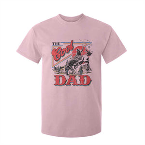 Funny Western Cowboy The Cool Dad T Shirt For Kid Father's Day TS11 Light Pink Print Your Wear