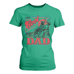 Funny Western Cowboy The Cool Dad T Shirt For Women Father's Day TS11 Irish Green Print Your Wear