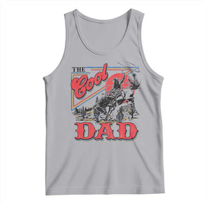 Funny Western Cowboy The Cool Dad Tank Top Father's Day TS11 Athletic Heather Print Your Wear