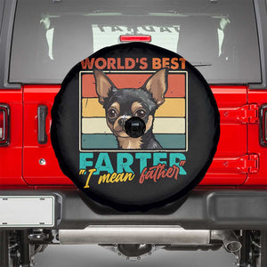 Funny World's Best Farter I Mean Father Spare Tire Cover Dog Dad TS11 Black Print Your Wear