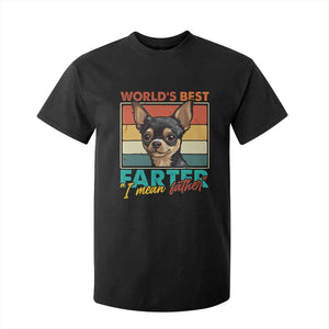 Funny World's Best Farter I Mean Father T Shirt For Kid Dog Dad TS11 Black Print Your Wear