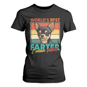Funny World's Best Farter I Mean Father T Shirt For Women Dog Dad TS11 Black Print Your Wear