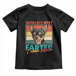 Funny World's Best Farter I Mean Father Toddler T Shirt Dog Dad TS11 Black Print Your Wear