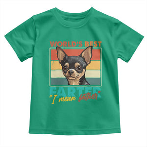 Funny World's Best Farter I Mean Father Toddler T Shirt Dog Dad TS11 Irish Green Print Your Wear