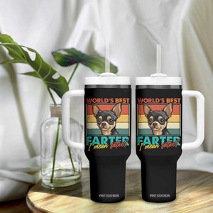Funny World's Best Farter I Mean Father Tumbler With Handle Dog Dad TS11 Print Your Wear