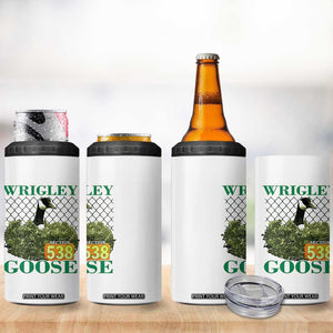 Funny Wrigley Goose 4 in 1 Can Cooler Tumbler Section 538 Chicago TS02 Print Your Wear