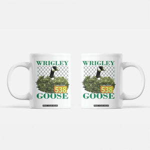 Funny Wrigley Goose Coffee Mug Section 538 Chicago TS02 White Print Your Wear