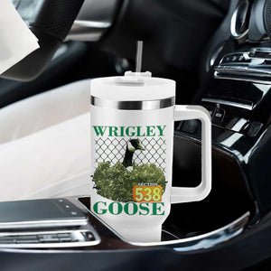 Funny Wrigley Goose Tumbler With Handle Section 538 Chicago TS02 Print Your Wear
