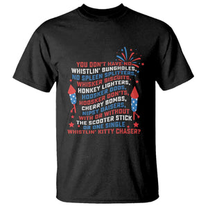 Funny You Dont Have No Whistlin Bungholes T Shirt USA Flag 4th Of July TS11 Black Print Your Wear