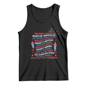 Funny You Dont Have No Whistlin Bungholes Tank Top USA Flag 4th Of July TS11 Black Print Your Wear