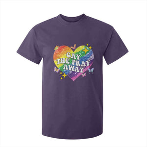 Gay the Pray Away T Shirt For Kid LGBTQIA Say Gay Pride Month TS02 Purple Print Your Wear