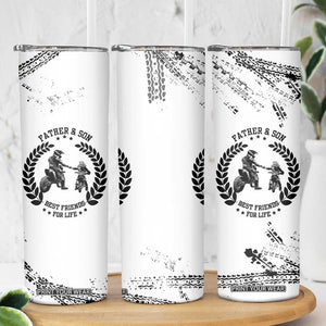 Gifts For Dad From Son Skinny Tumbler Dirt Bike Dad Bike Biker MX Motocross Rider TB10 Print Your Wear