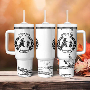 Gifts For Dad From Son Tumbler With Handle Dirt Bike Dad Bike Biker MX Motocross Rider TB10 Print Your Wear