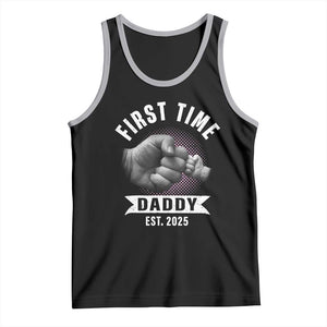 Girl Dad Est. 2025 Tank Top Fist Time Daddy To Be TS10 Black Athletic Heather Print Your Wear
