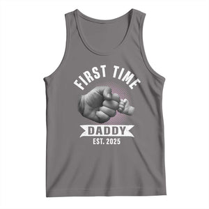 Girl Dad Est. 2025 Tank Top Fist Time Daddy To Be TS10 Deep Heather Print Your Wear