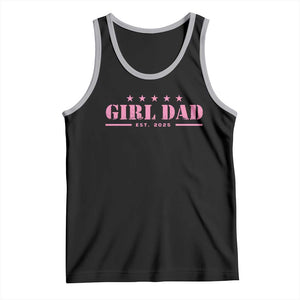 Girl Dad Est. 2025 Tank Top TS10 Black Athletic Heather Print Your Wear