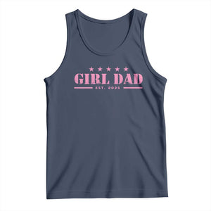 Girl Dad Est. 2025 Tank Top TS10 Navy Print Your Wear