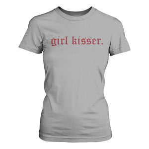 Girl Kisser T Shirt For Women Funny Lesbian Pride TS10 Sport Gray Print Your Wear