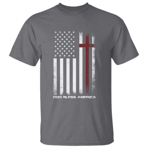 God Bless America T Shirt America Pride USA US Flag Patriotic 4th of July TS10 Charcoal Print Your Wear