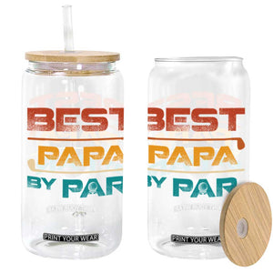 Golf Dad Glass Can Best Papa By Par Golfing Golfer Funny Fathers Day Gifts TS10 Black Print Your Wear