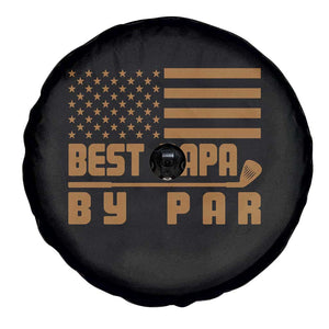 Golf Dad Spare Tire Cover Best Papa By Par American Flag Golfer Fathers Day Gifts TS10 Print Your Wear