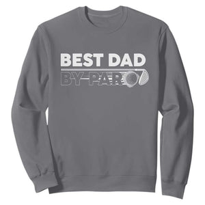 Golf Dad Sweatshirt Best Dad By Par Golfing Golfer Funny Fathers Day Gifts TS10 Charcoal Print Your Wear