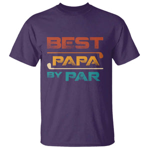 Golf Dad T Shirt Best Papa By Par Golfing Golfer Funny Fathers Day Gifts TS10 Purple Print Your Wear