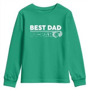 Golf Dad Youth Sweatshirt Best Dad By Par Golfing Golfer Funny Fathers Day Gifts TS10 Irish Green Print Your Wear