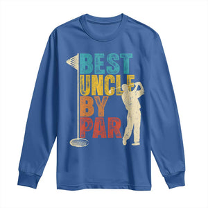 Golf Gifts for Uncle Long Sleeve Shirt Golf Fathers Day Golfer Uncle Gift TS10 Royal Blue Print Your Wear