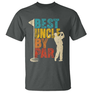 Golf Gifts for Uncle T Shirt Golf Fathers Day Golfer Uncle Gift TS10 Dark Heather Print Your Wear
