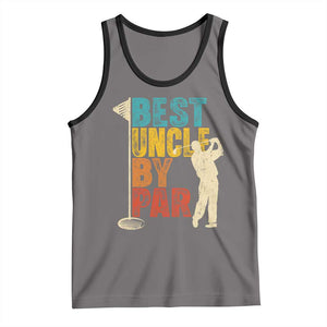 Golf Gifts for Uncle Tank Top Golf Fathers Day Golfer Uncle Gift TS10 Deep Heather Black Print Your Wear