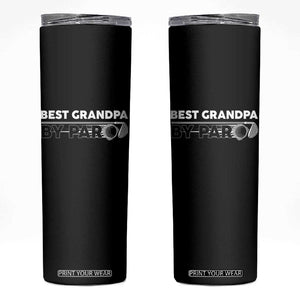 Golf Grandpa Skinny Tumbler Best Grandpa By Par Golfing Golfer Funny Fathers Day Gifts TS10 Black Print Your Wear