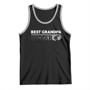Golf Grandpa Tank Top Best Grandpa By Par Golfing Golfer Funny Fathers Day Gifts TS10 Black Athletic Heather Print Your Wear